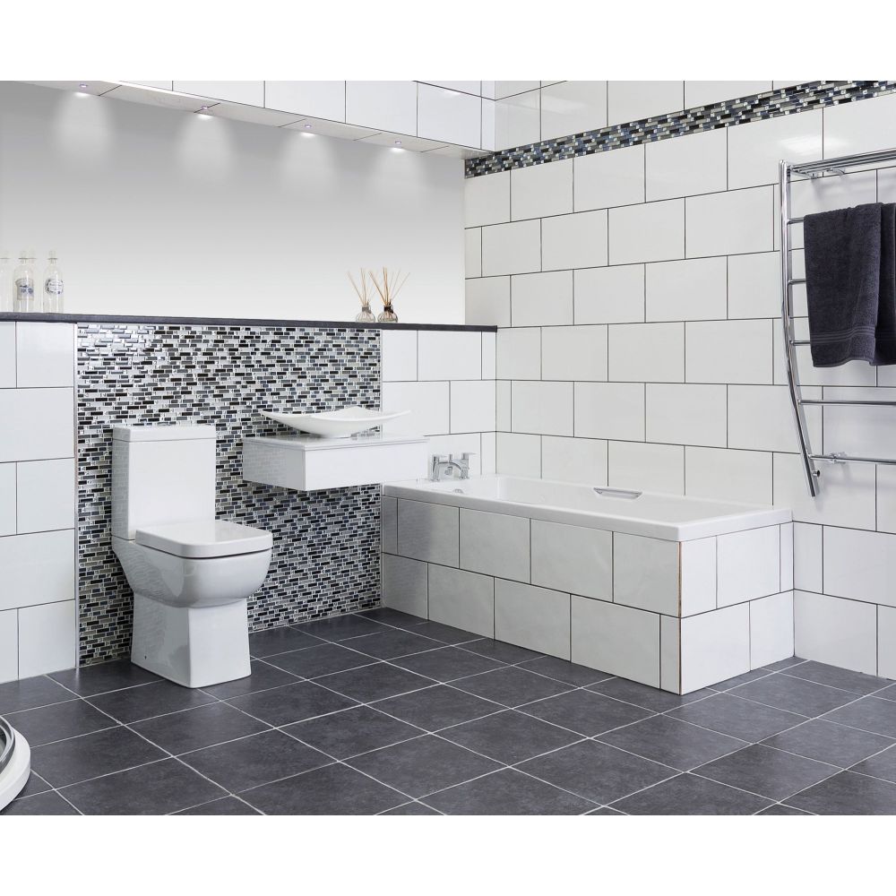 Blanco Bumpy White Glossy Ceramic Wall Tile
