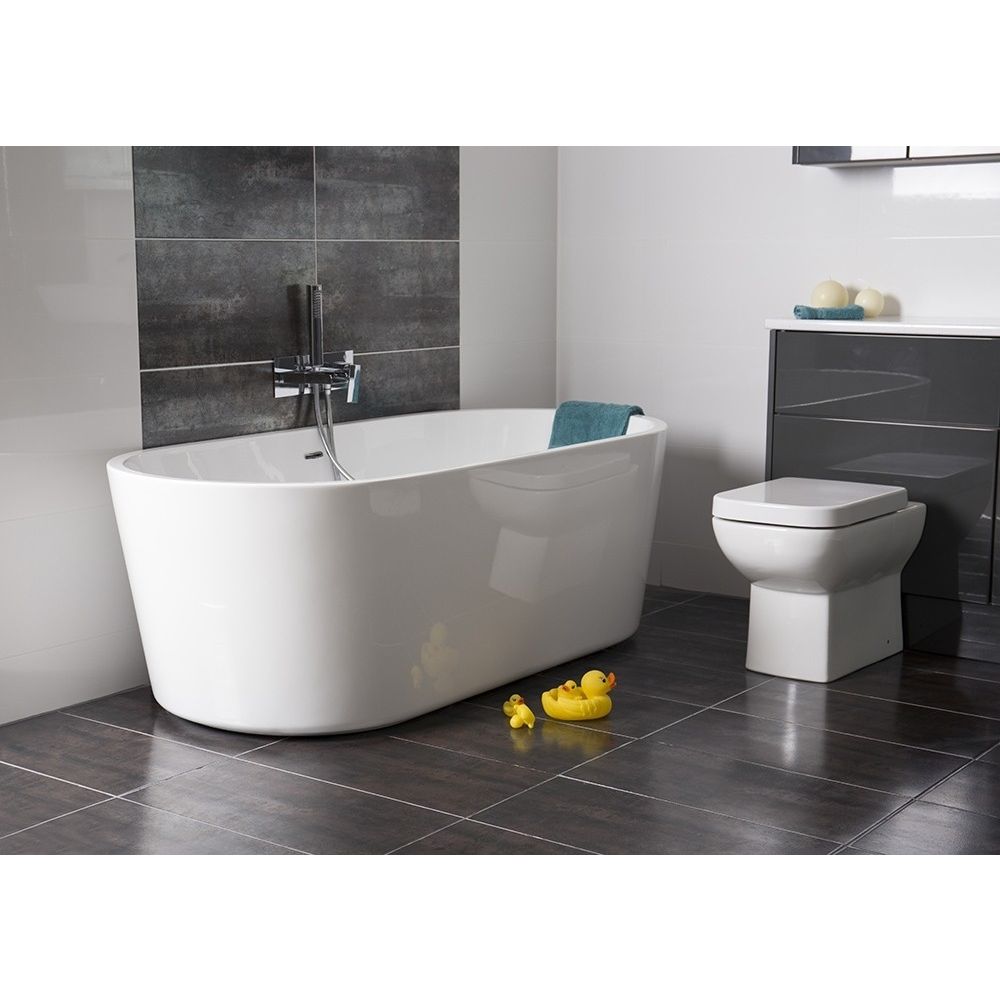 Blanco White Gloss Ceramic Wall Tile - 250x500mm
