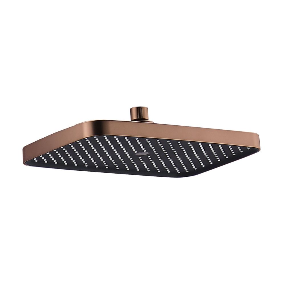 Flint Brushed Bronze Square Shower Head