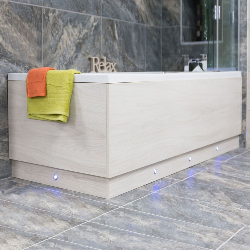 Nante Light Elm Bath Panel Front 1800mm