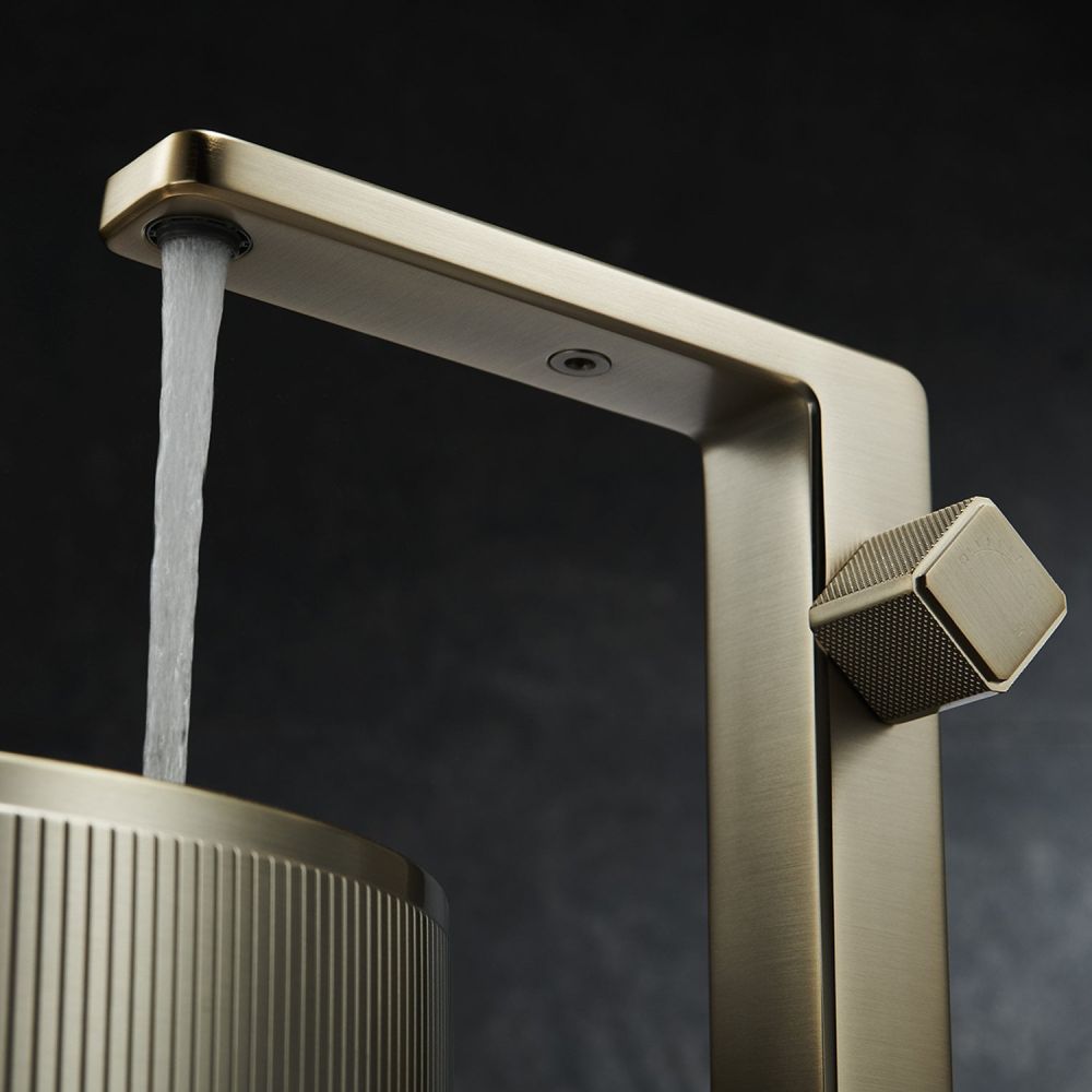 Flint Champagne Gold Tall Basin Mono Tap