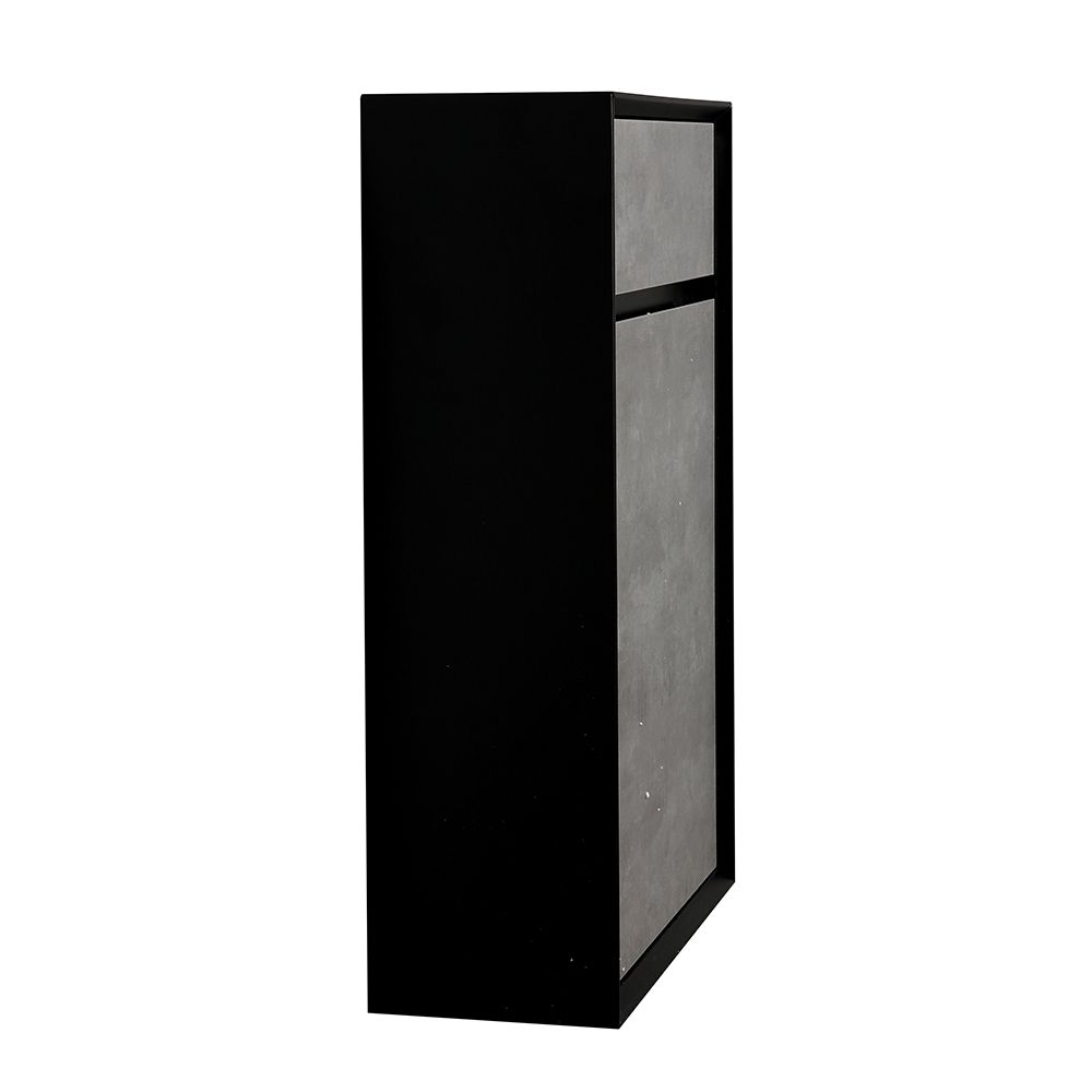 Snowdon Black and Concrete WC Unit