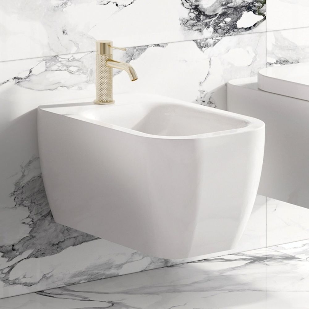 Micheli Gloss White Wall Hung Bidet