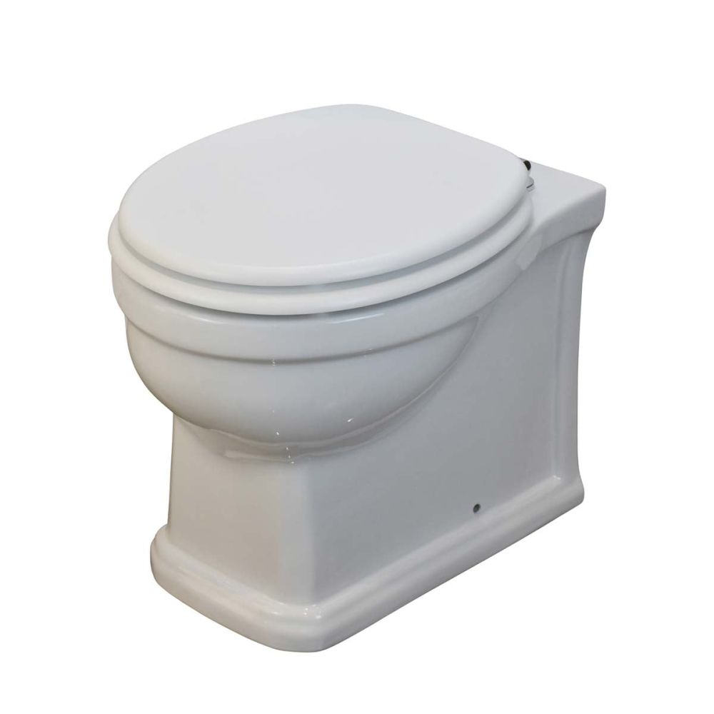 Seattle Traditional Rimless Back to Wall Toilet