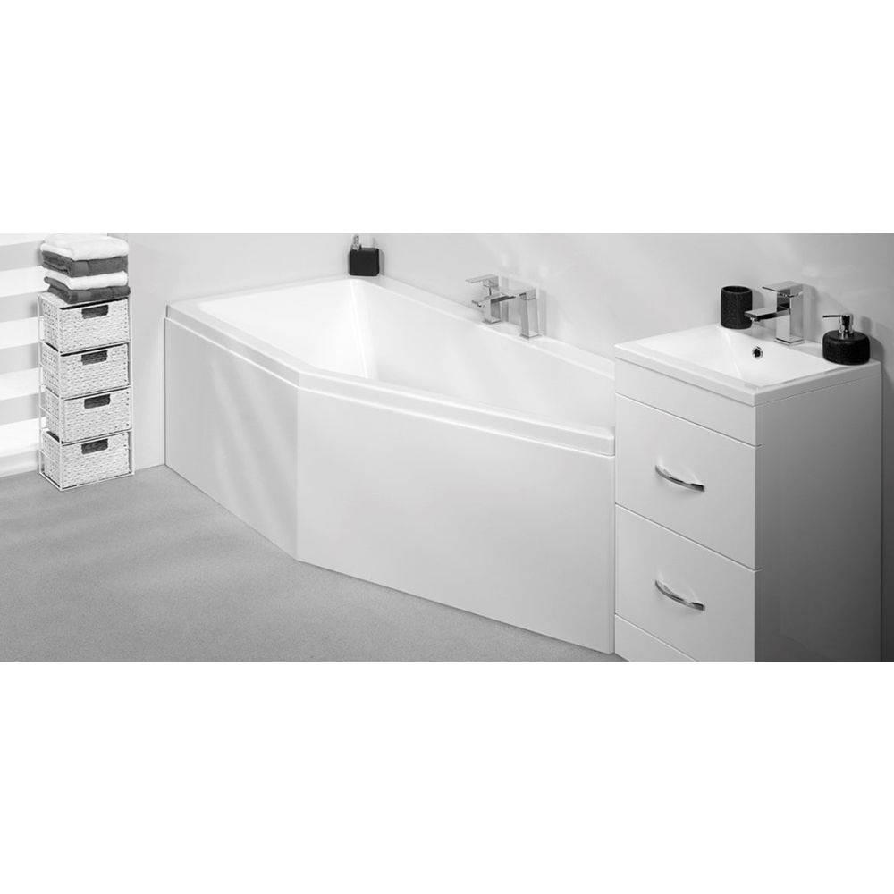 Carron Quantum Spacesaver Carronite Right Hand Bath 1700x750mm