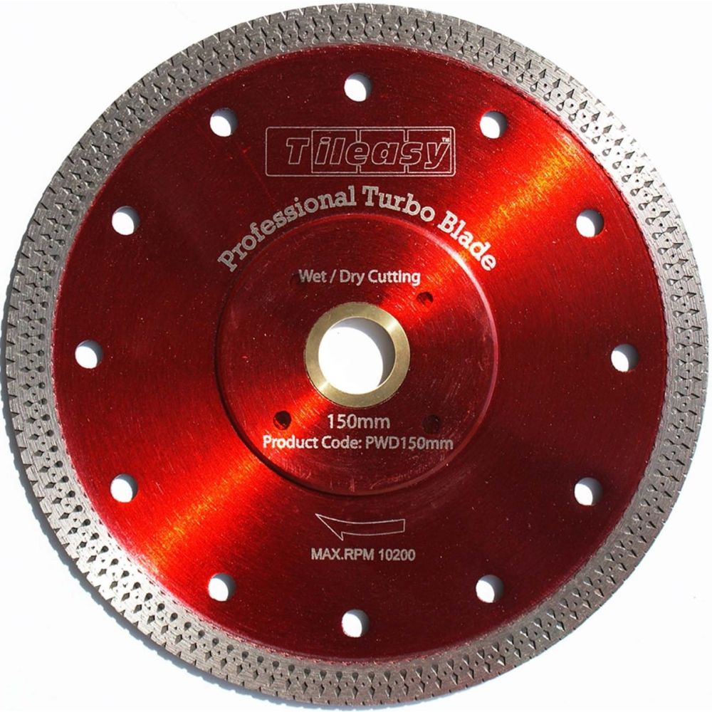Tileasy 115mm Professional Wet & Dry Turbo Blade