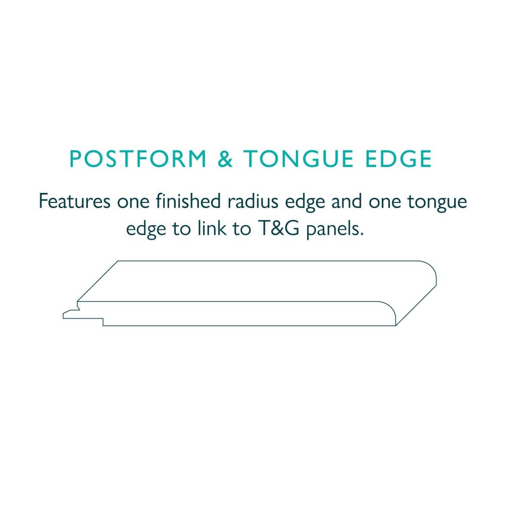 Vero Waterproof Postform & Tongue Edge Shower Wall Panel Type