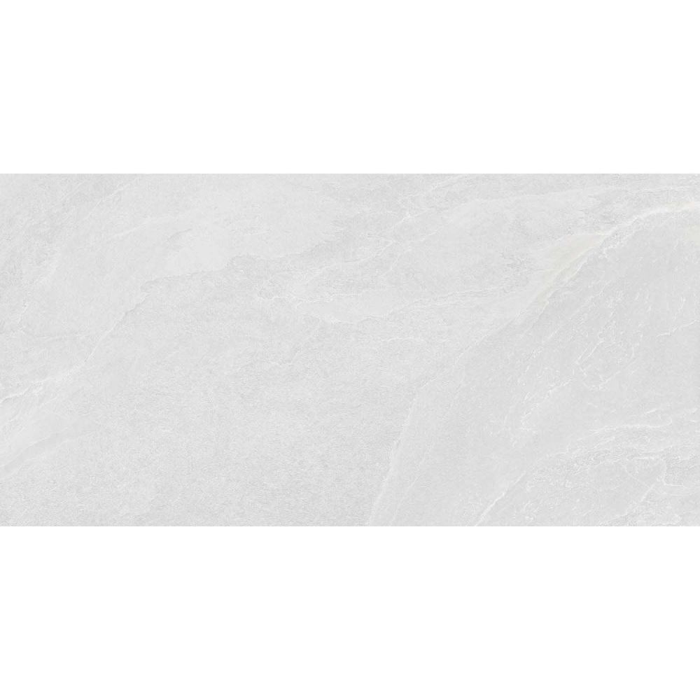 Angelo White Stone Effect Porcelain Tile 298x598mm