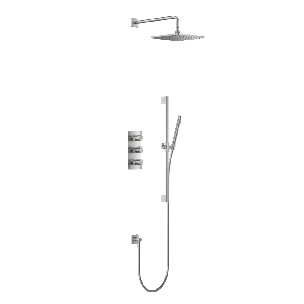 Thane Brushed Nickel Thermostatic Concealed Shower Pack