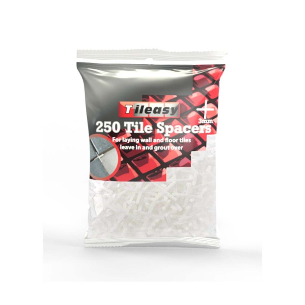 Tileasy 3mm Tile Spacers (Bag of 250)