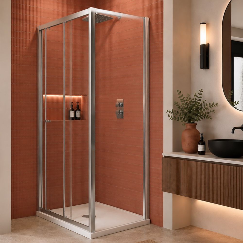 Rivar Chrome Shower Side Panel