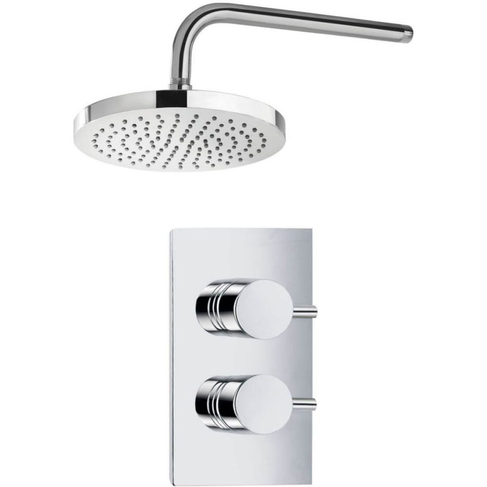 Single Outlet Concealed Valve & Round Shower Head