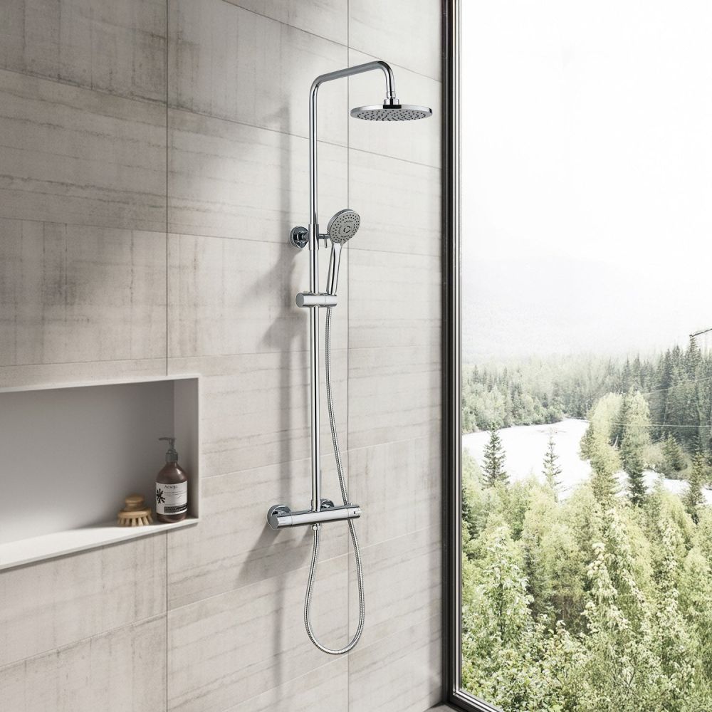 Weybridge Chrome Shower Pack