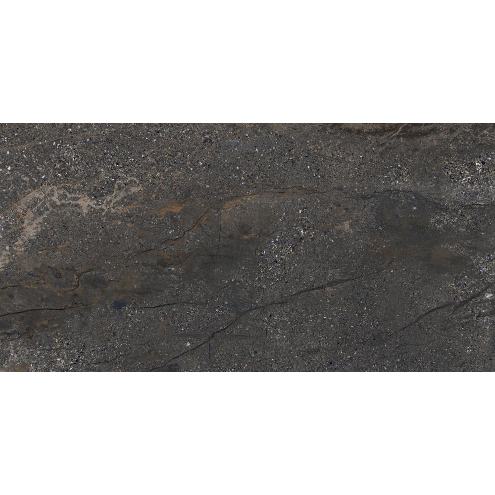 Zoltan Graphite Stone Effect Matt Porcelain Tile 600x1200mm