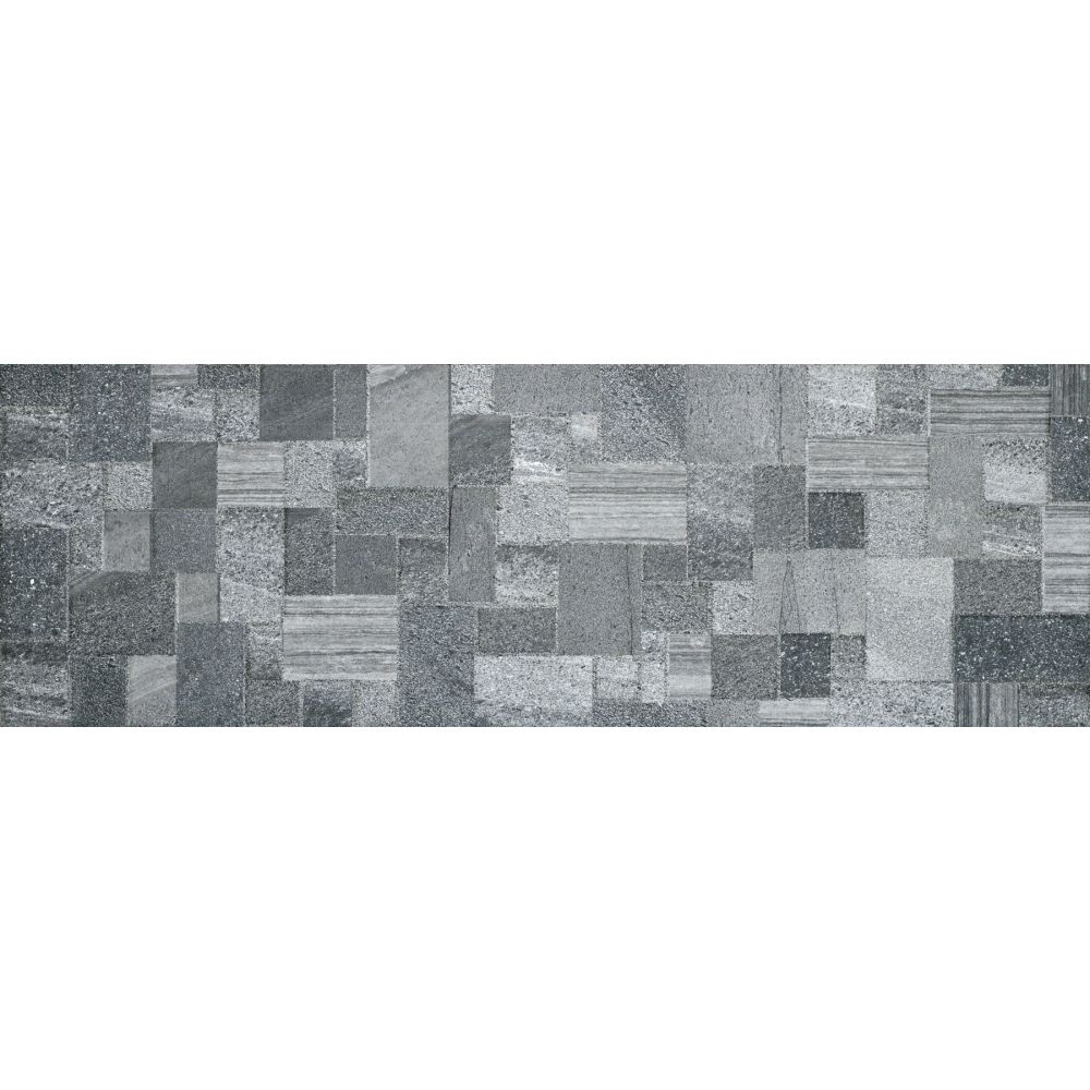 Gabriel Anthracite Mosaic Ceramic Tile 250x750mm