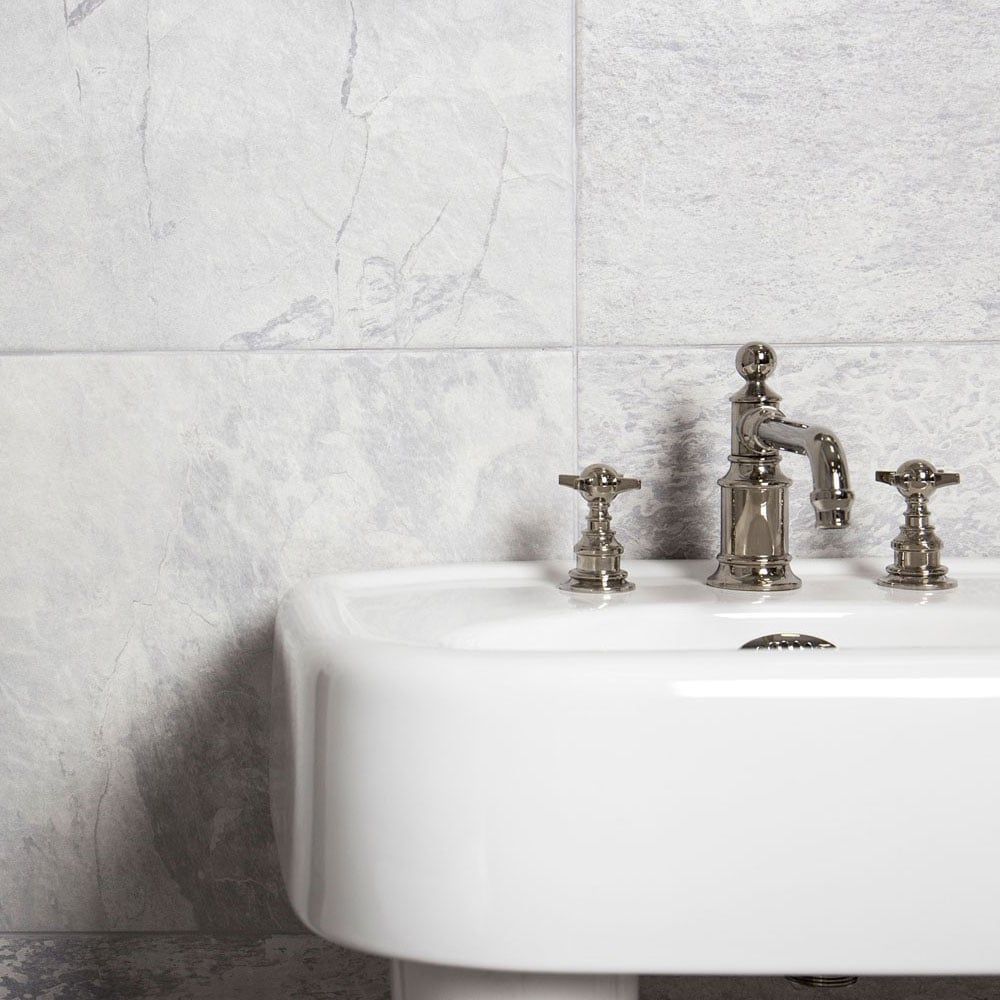 Artisan Glazed White Porcelain Matt Tile 400mmx600mm
