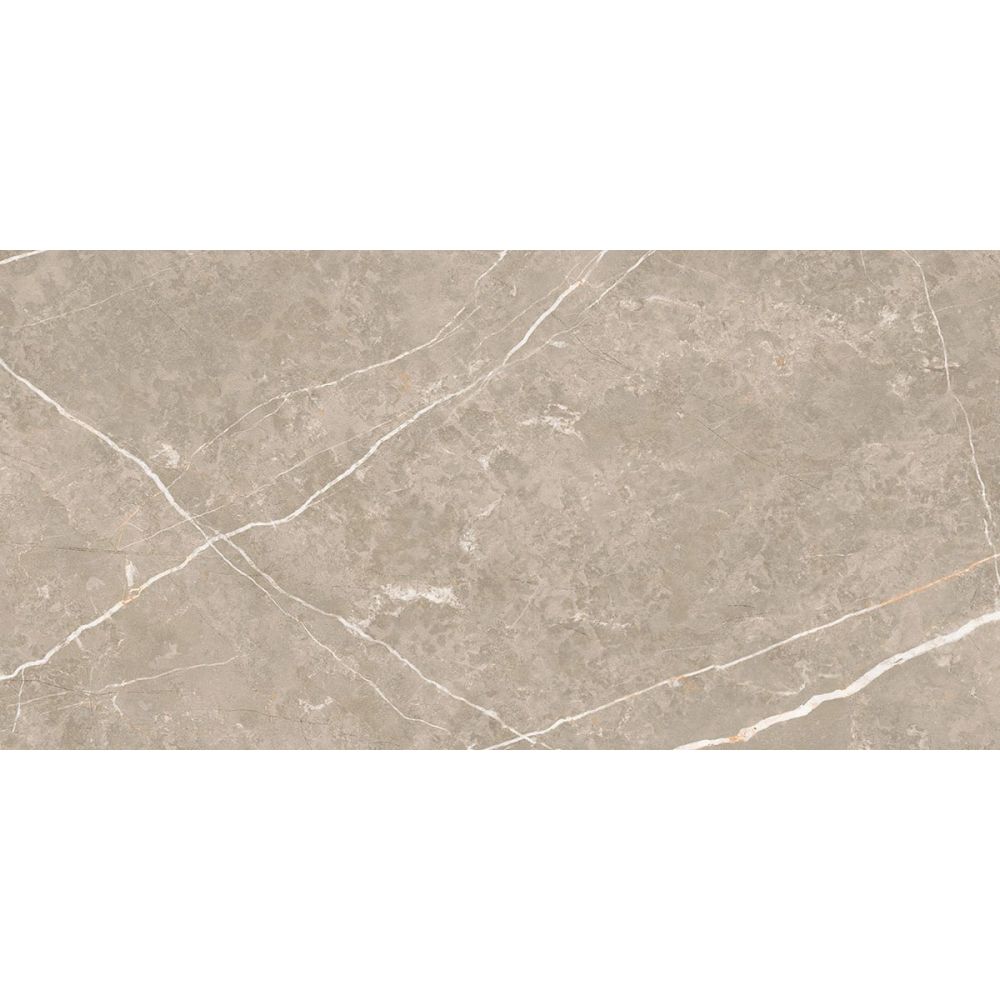 Enigma Greige Polished Porcelain Tile - 1200x600mm