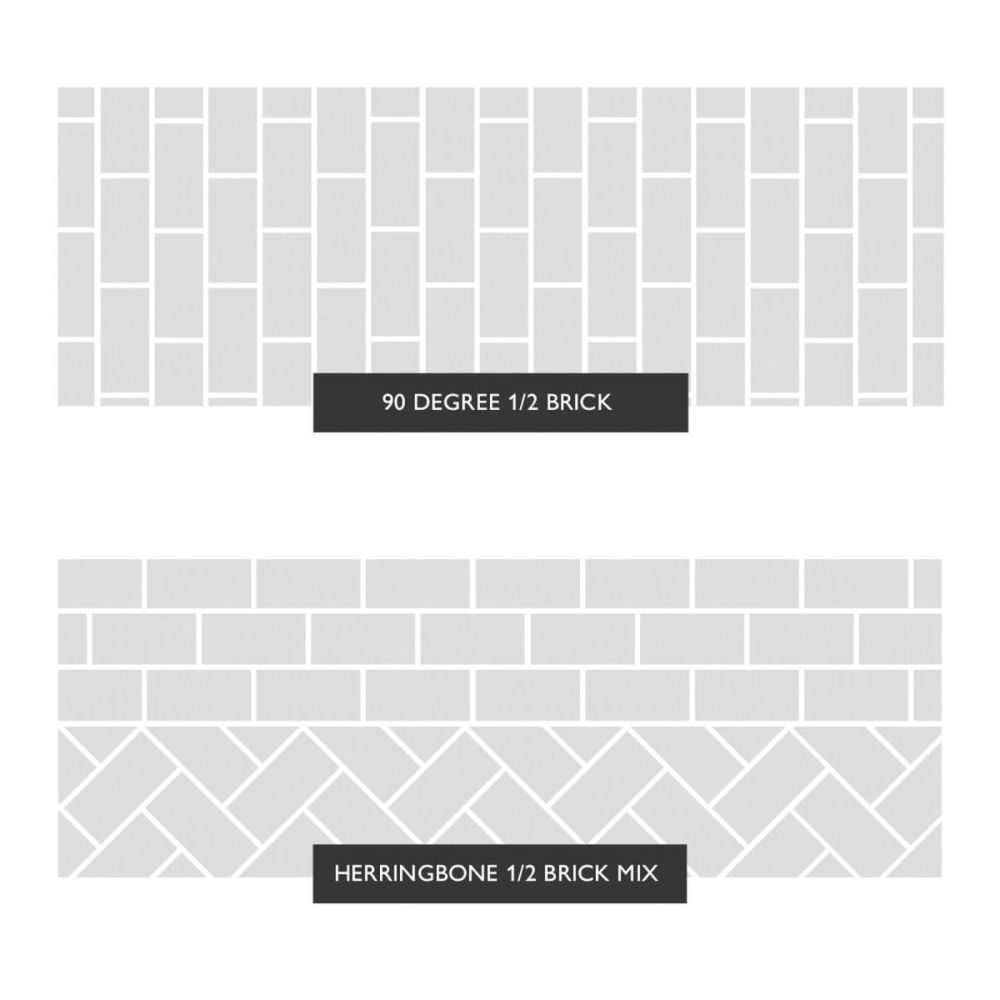 Metro Devon Fern Ceramic Brick Tile 100x200mm
