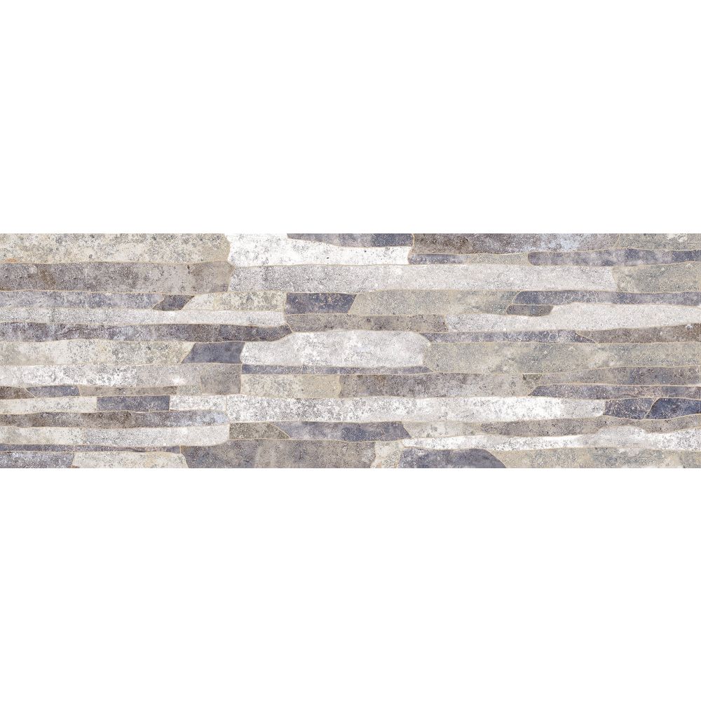 Damato Grey Brick Ceramic Feature Tile 200x600mm