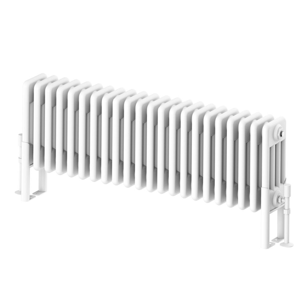 Upton White Quadruple Horizontal Column Radiator 300x1010mm