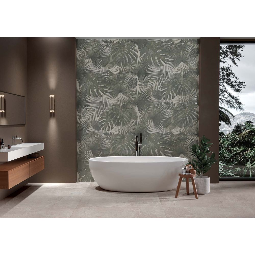 Bonito Jungle Matt Porcelain Tile - 1200x600mm Roomset