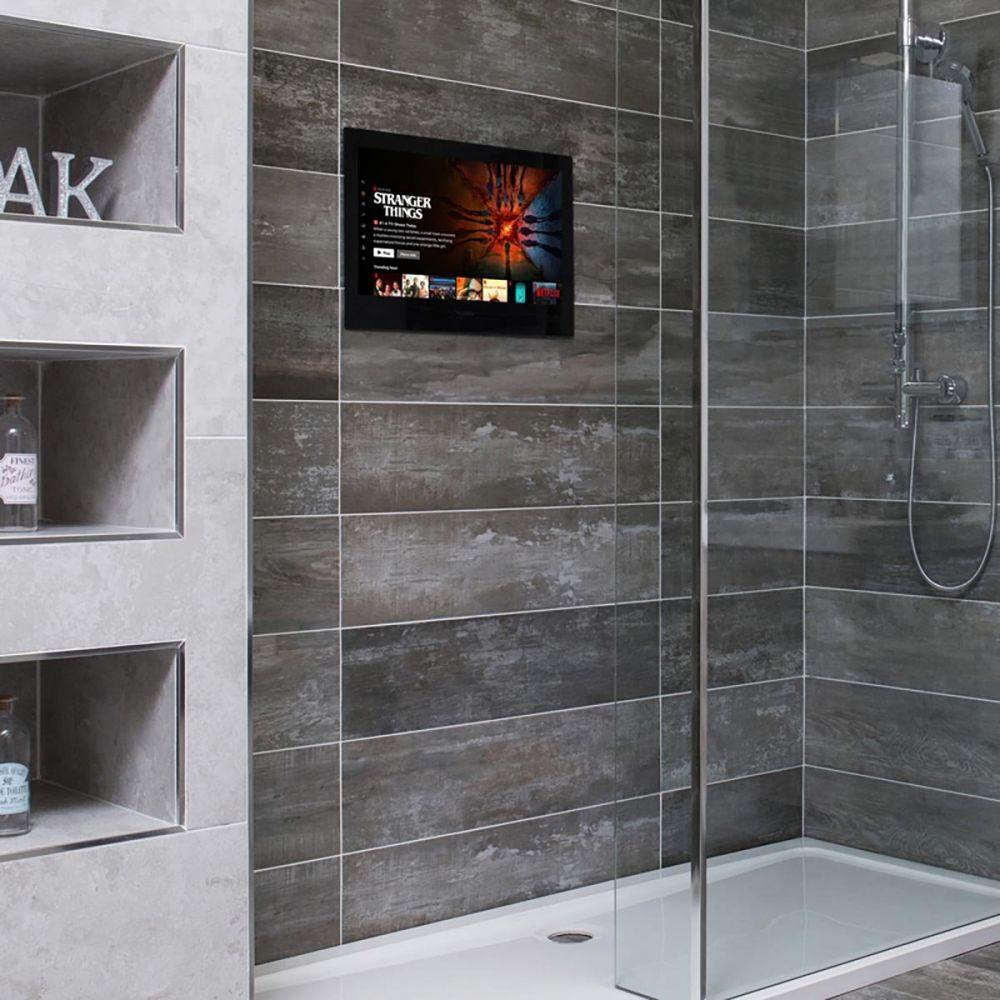 ProofVision Black 43" Waterproof Smart Bathroom TV - PVB43BW