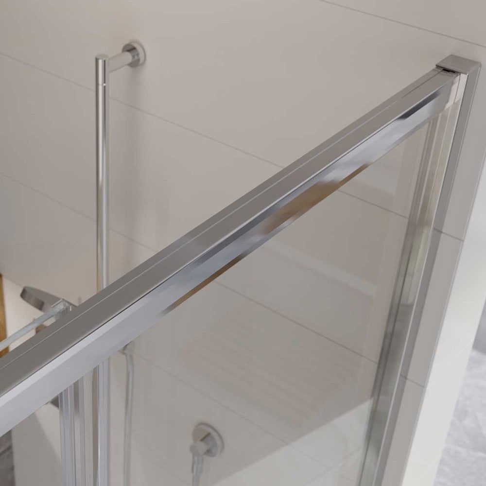 Fabio Chrome Sliding Shower Door