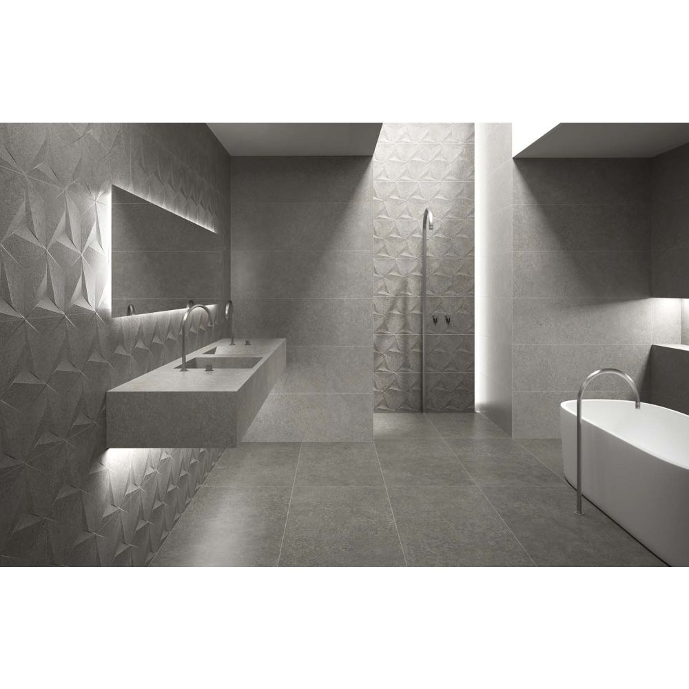 Ceppri Grey Matt Ceramic Tile 400x1200mm