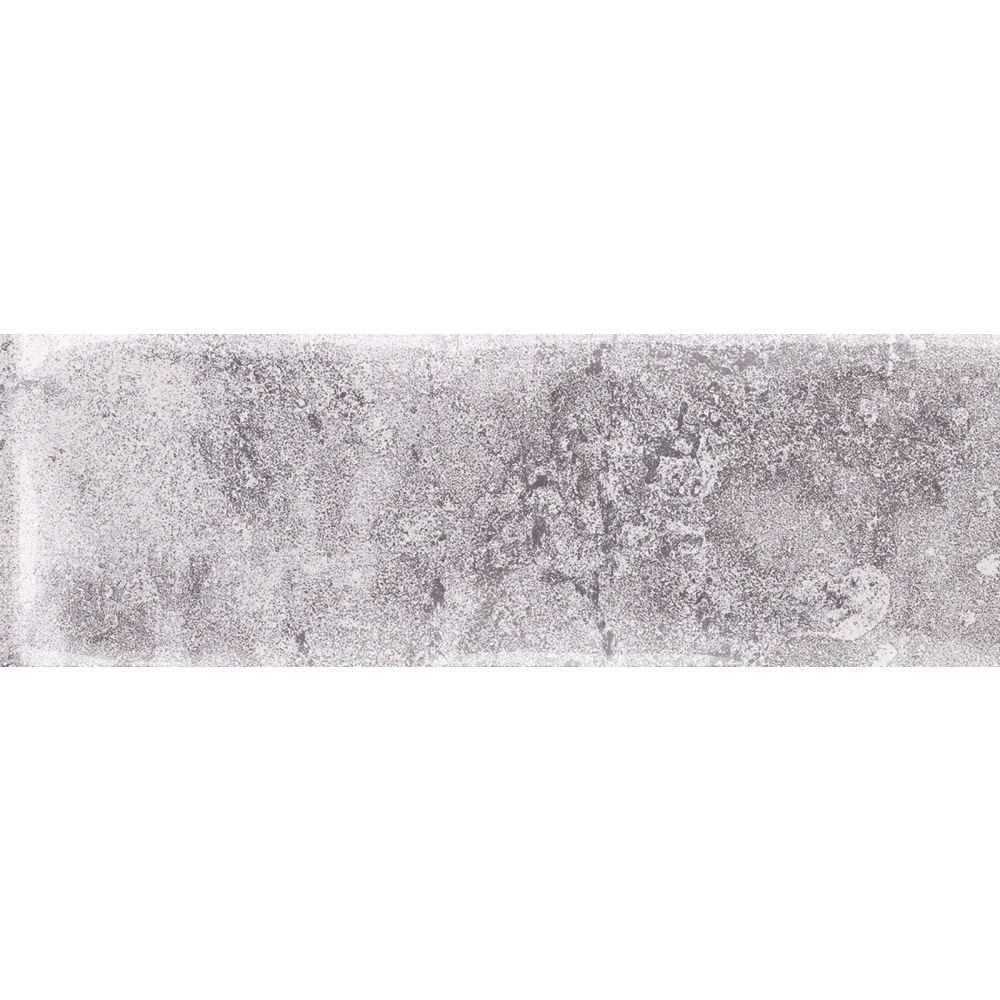 Lugano Grey Ceramic Brick Tile 100x300mm