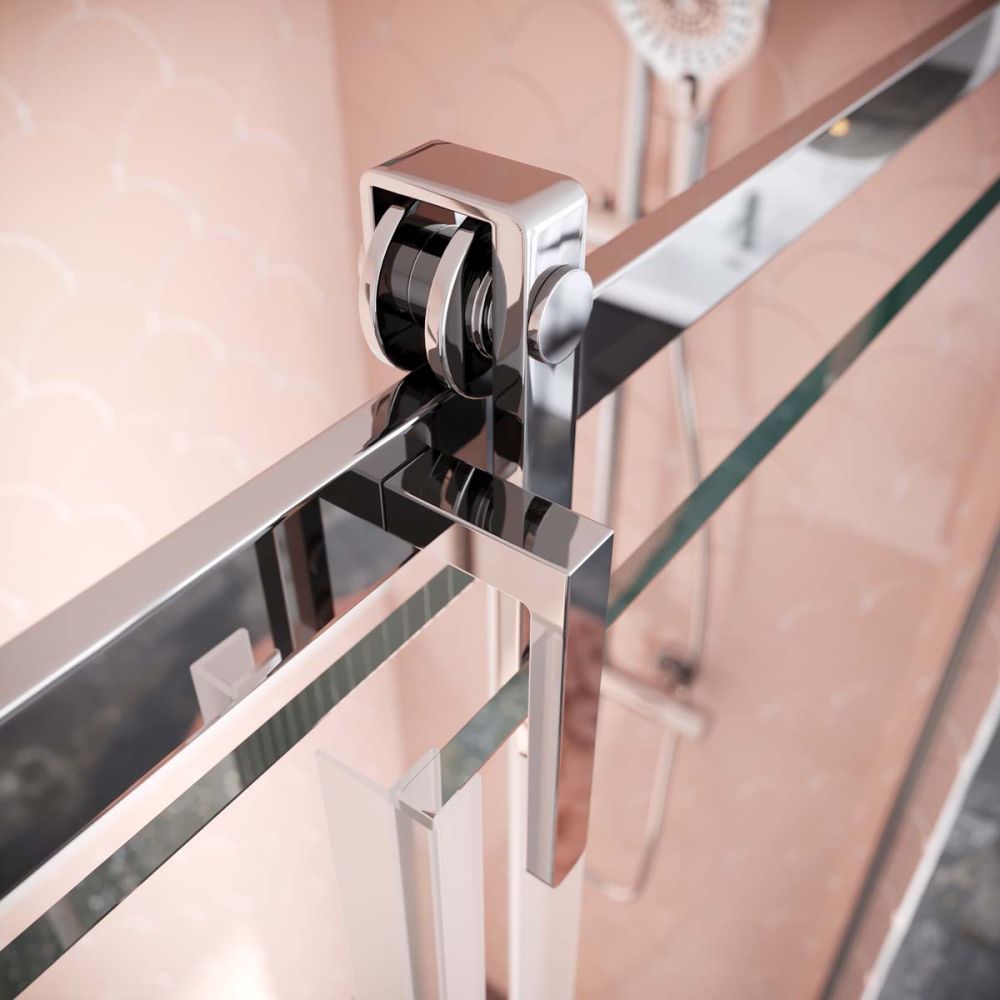 Ryland Chrome Sliding Shower Door 1600mm