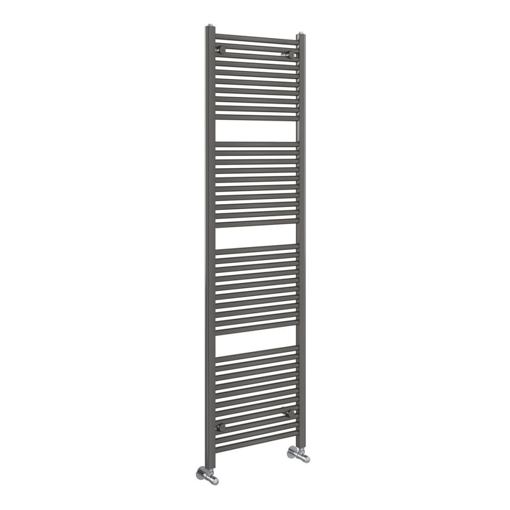 Neptune Anthracite Heated Towel Rail 1800x600mm