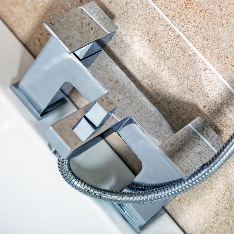 Nyland Chrome Bath Shower Mixer Tap - Detail image 2