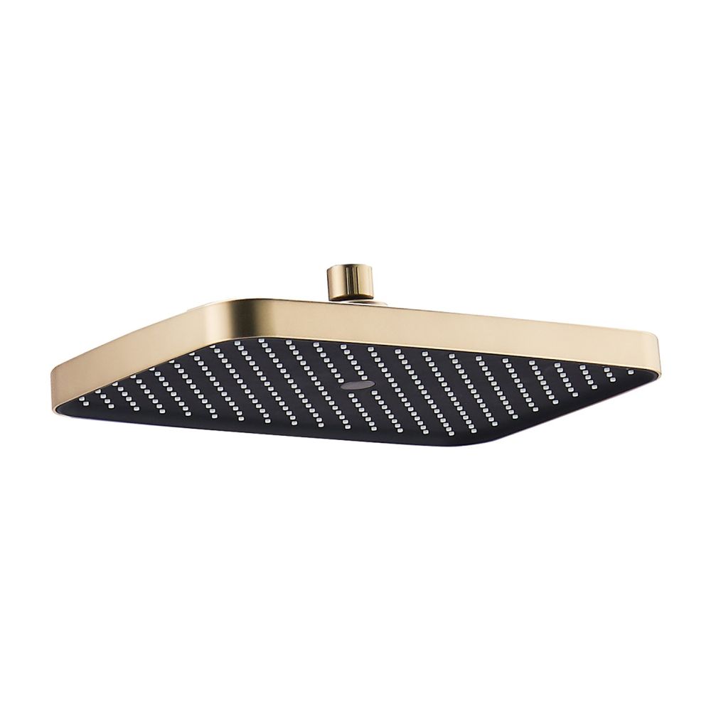 Flint Champagne Gold Square Shower Head