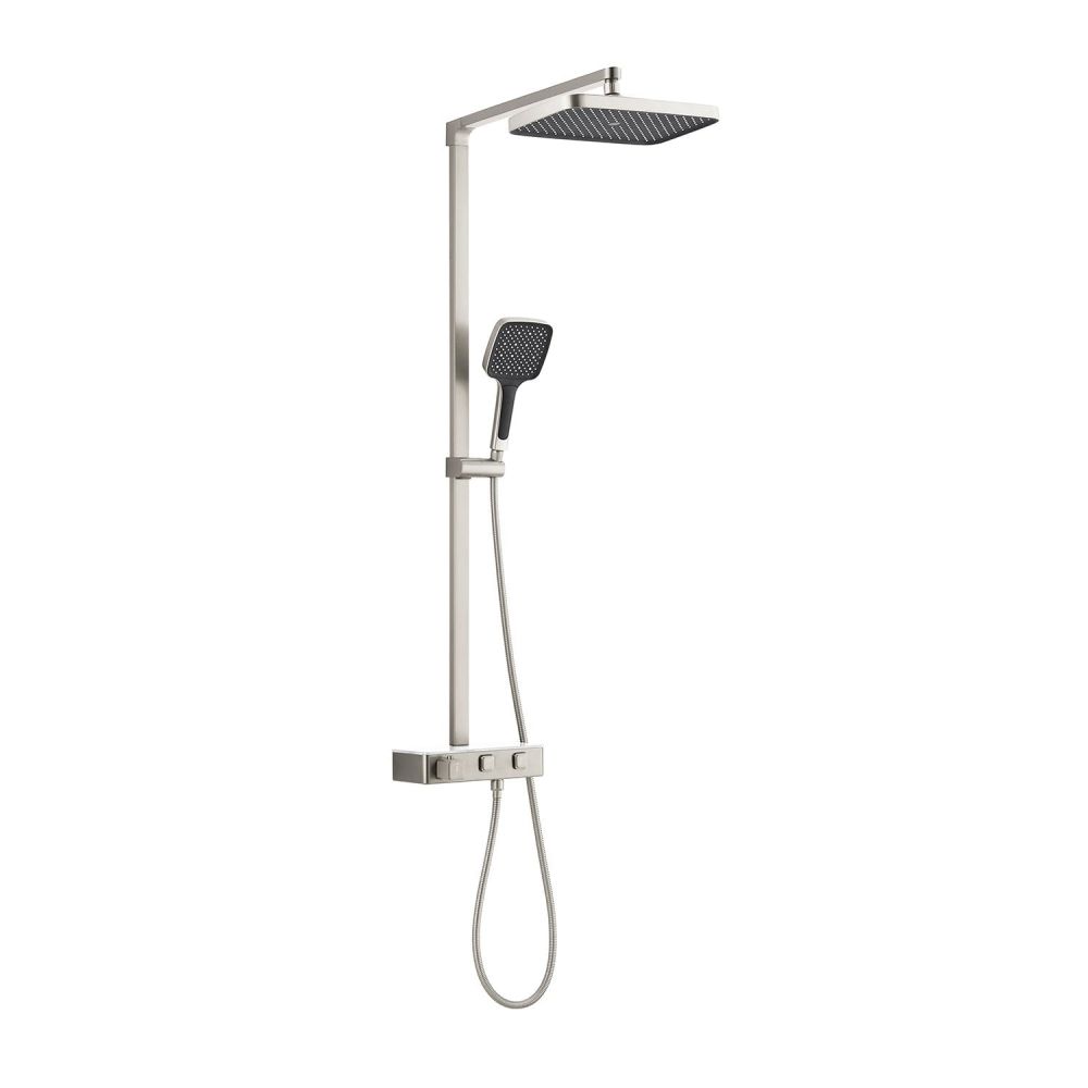 Flint Brushed Nickel Thermostatic Shower Pack
