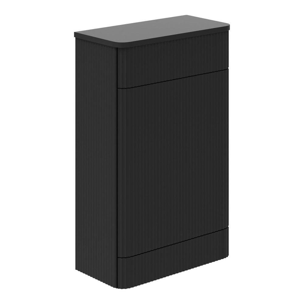 Soar Ribbed Black WC Unit