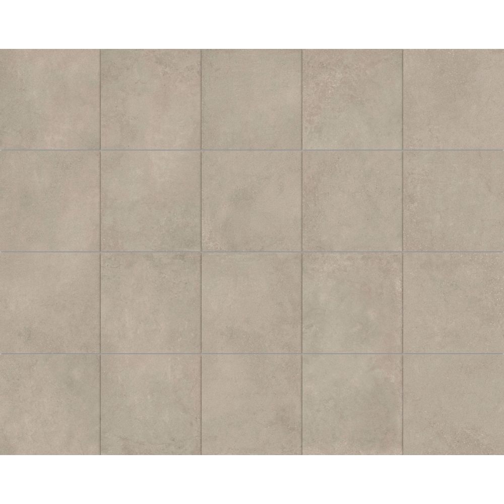 Hamburg Greige Matt Porcelain Tile 600x600mm