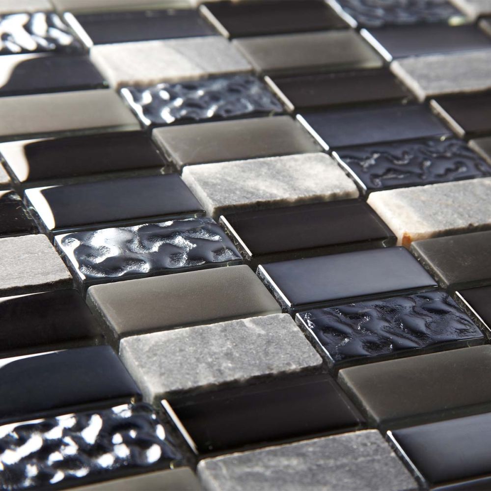 Pablo Dark Linear Mosaic 300x300mm