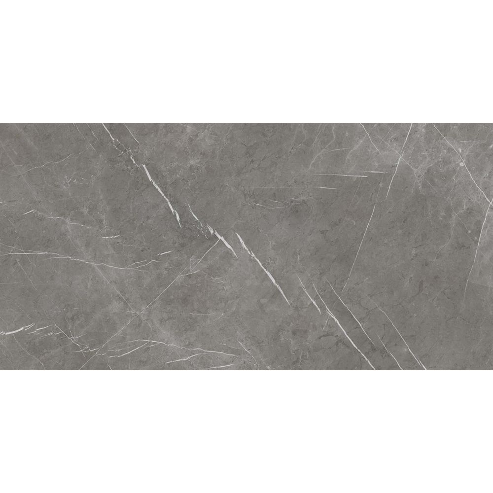 Arcadia Dark Grey Polished Porcelain Tile 600x1200mm