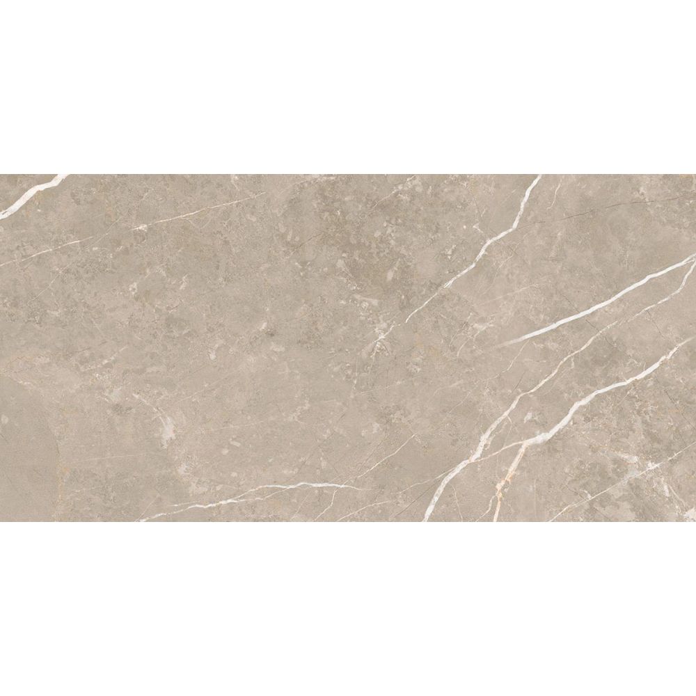 Enigma Greige Polished Porcelain Tile - 1200x600mm
