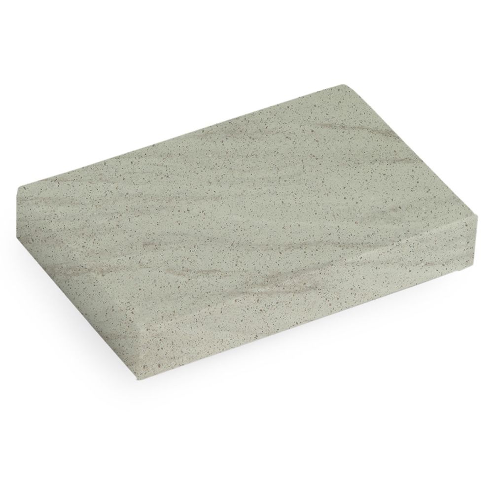 Britton Shoreditch Matt Grey Single Drawer Wall Hung Vanity Unit with Concrete Haze Worktop 850mm