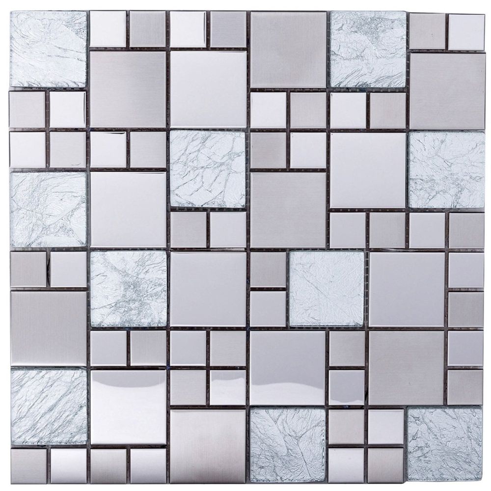 Mars Random Silver Modular Mosaic 300x300mm