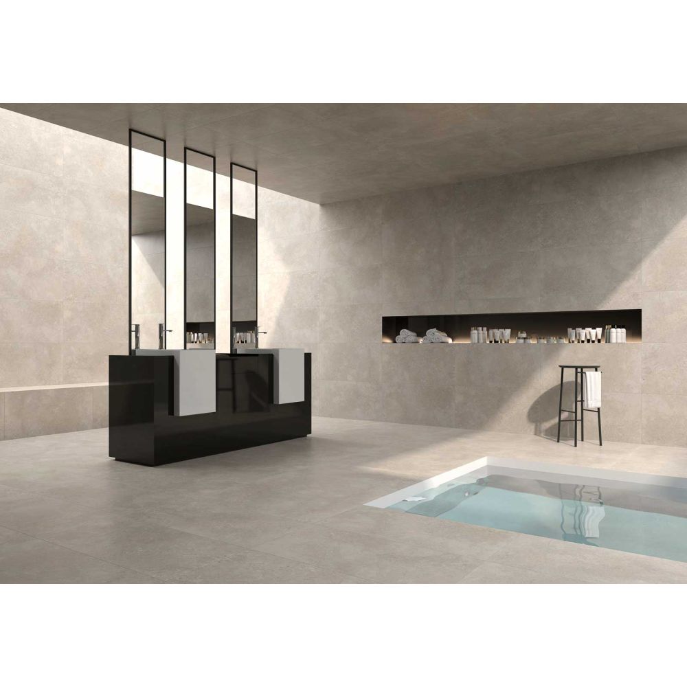 Rodea Beige Rectified Porcelain Tile 450x900mm