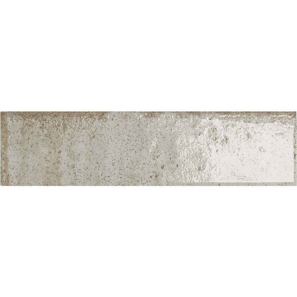 Bergamo Grey Porcelain Brick Tile 75x300mm
