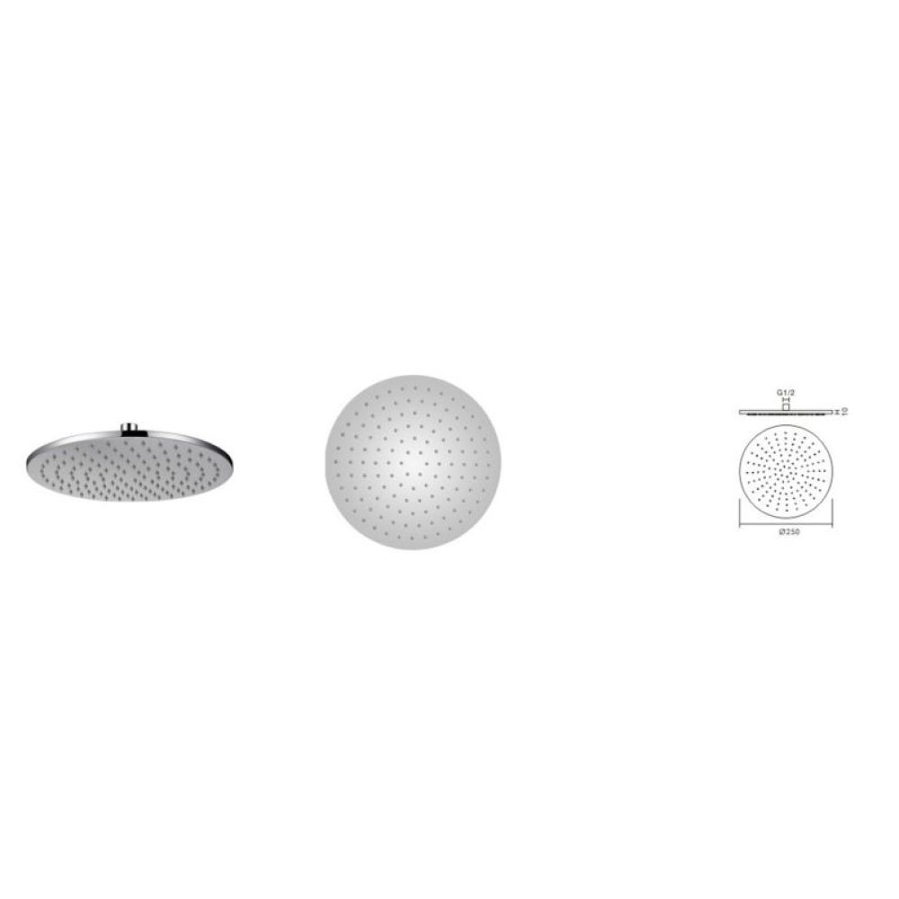 Ultra-Slim Round Shower Head