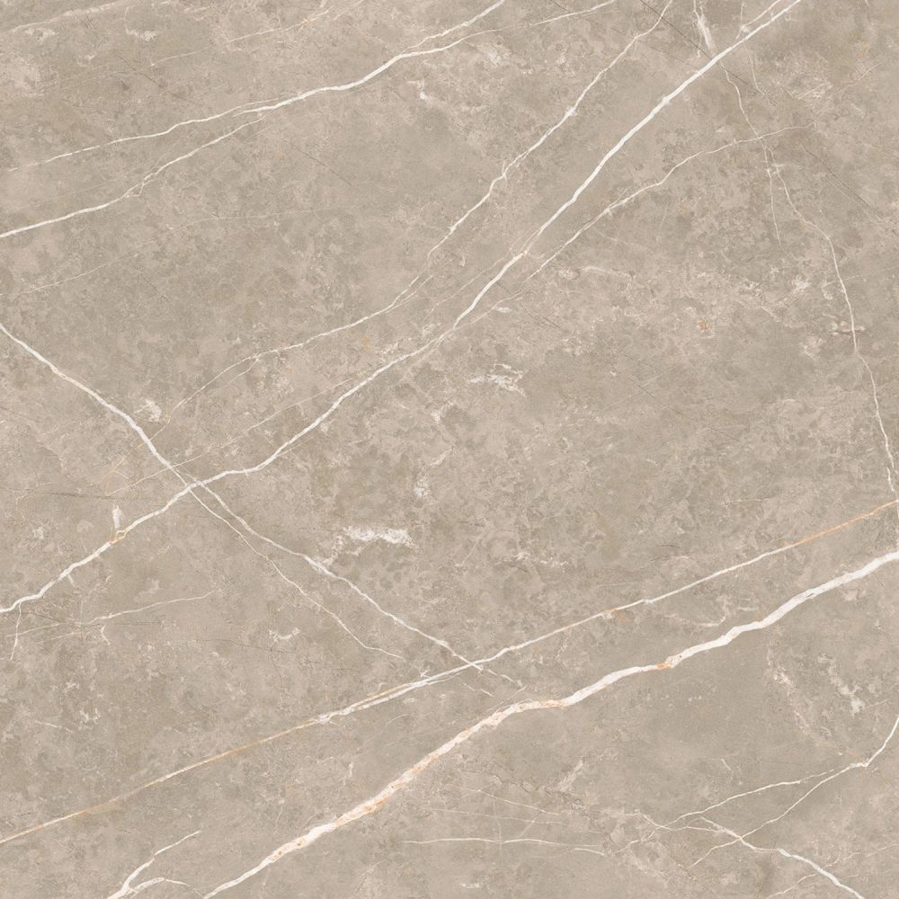 Enigma Greige Polished Porcelain Tile - 600x600mm