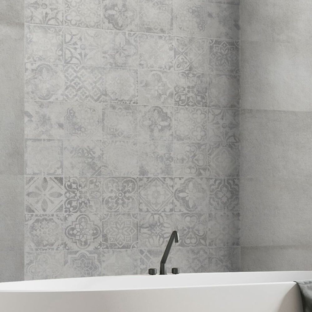 Lancer Decor Hidraulico Pattern Matt Ceramic Tile 300x900mm