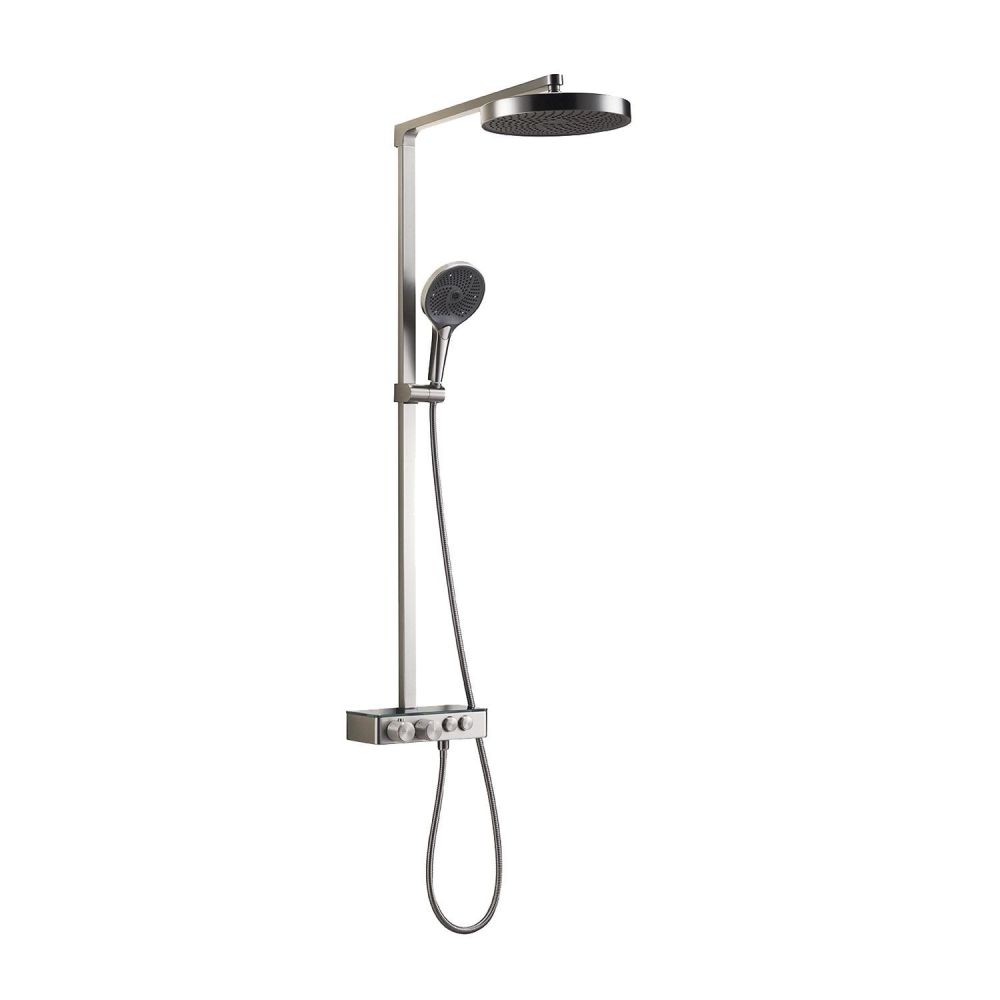 Manisa Brushed Nickel Thermostatic Shower Pack