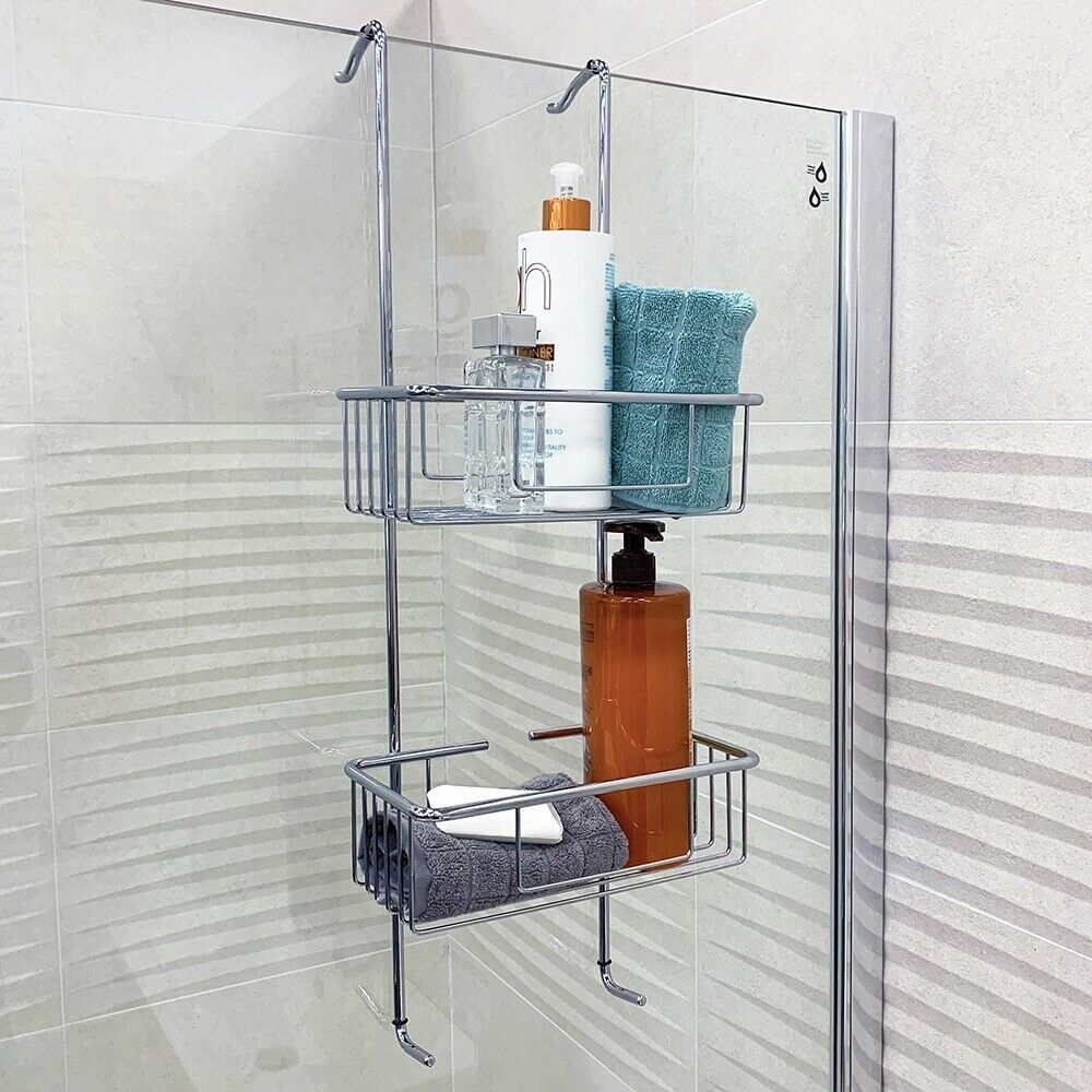 Double Chrome Shower Caddy