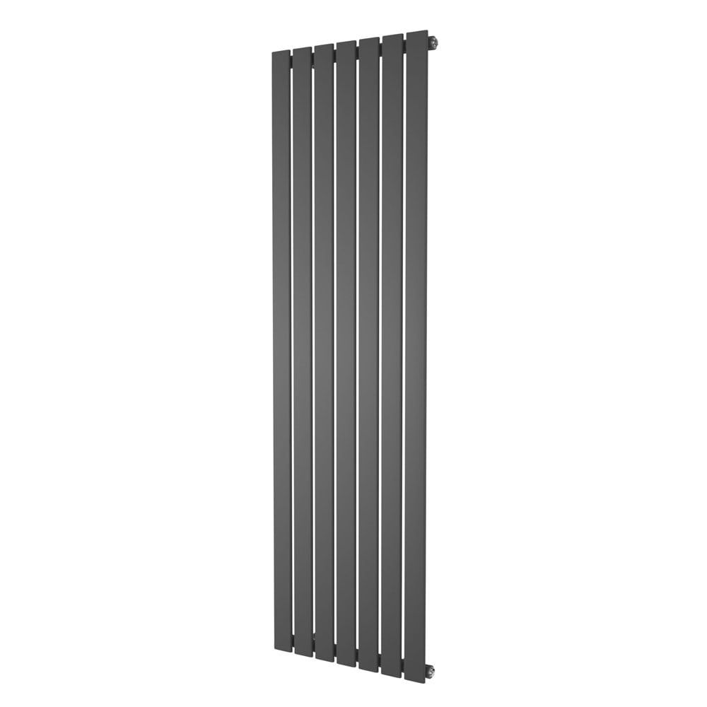 Perth Grey Single Vertical Flat Panel Radiator 1600x475mm