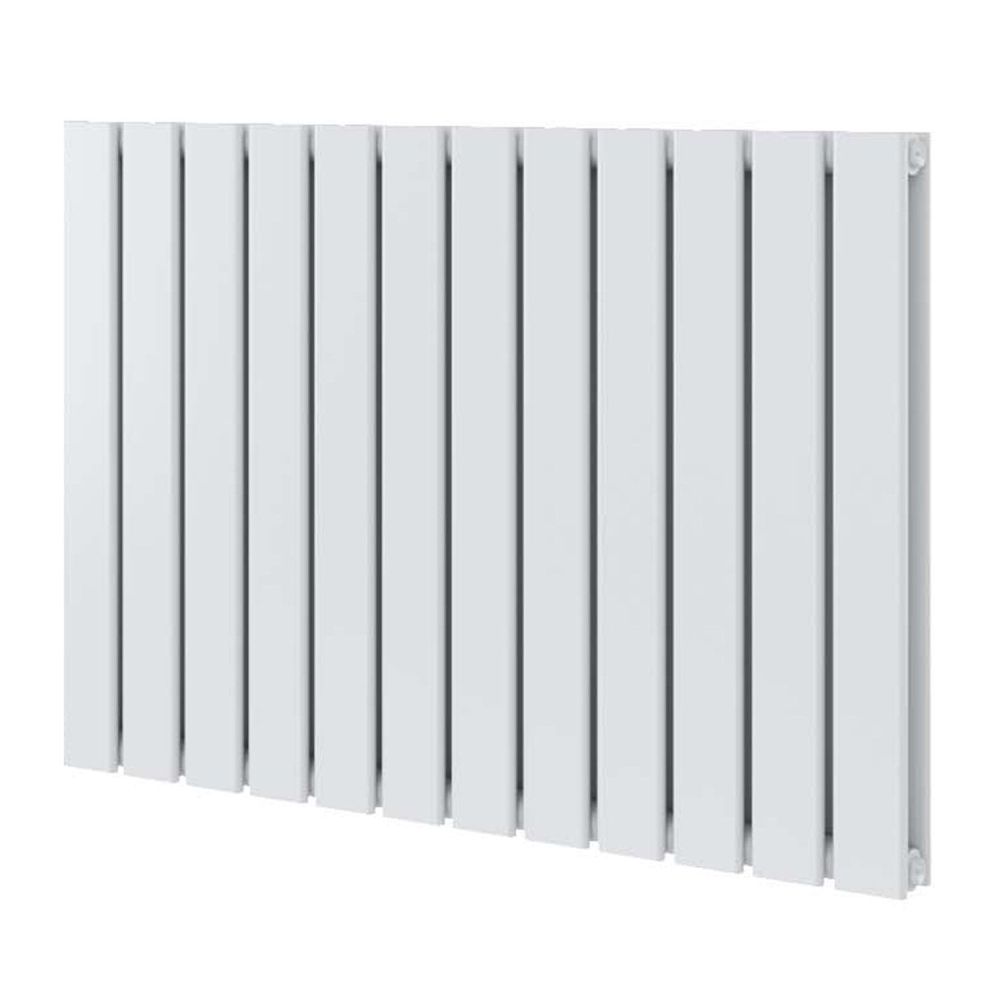Perth White Double Vertical Flat Panel Radiator 600x816mm